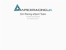 Tablet Screenshot of apexracinguk.com